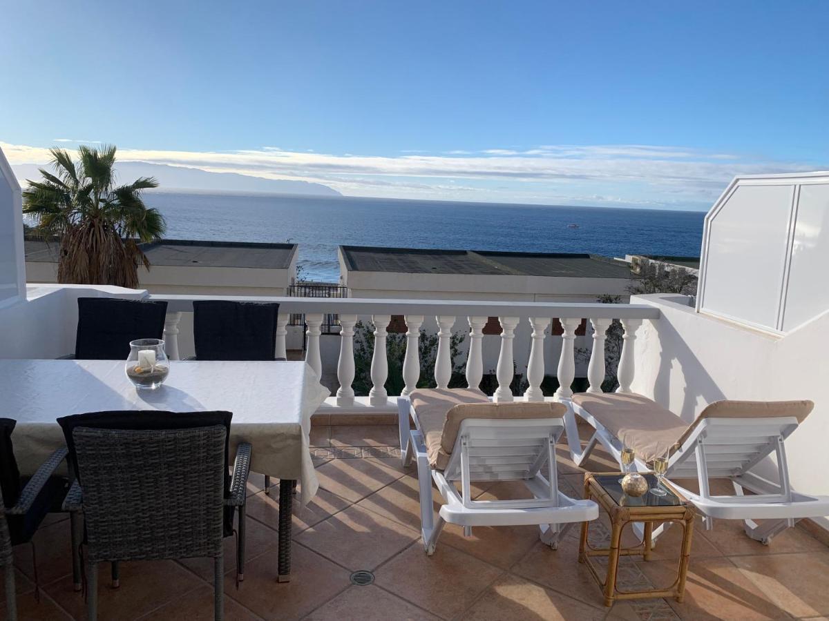 Ocean Pearl, Luxurioeses Haus, Meerblick, Grosse Sonnenterrasse, Teneriffa Sued, Los Gigantes, 600M Zum Strand, 200M Zum Ort, Ruhig Acantilado de los Gigantes Ngoại thất bức ảnh